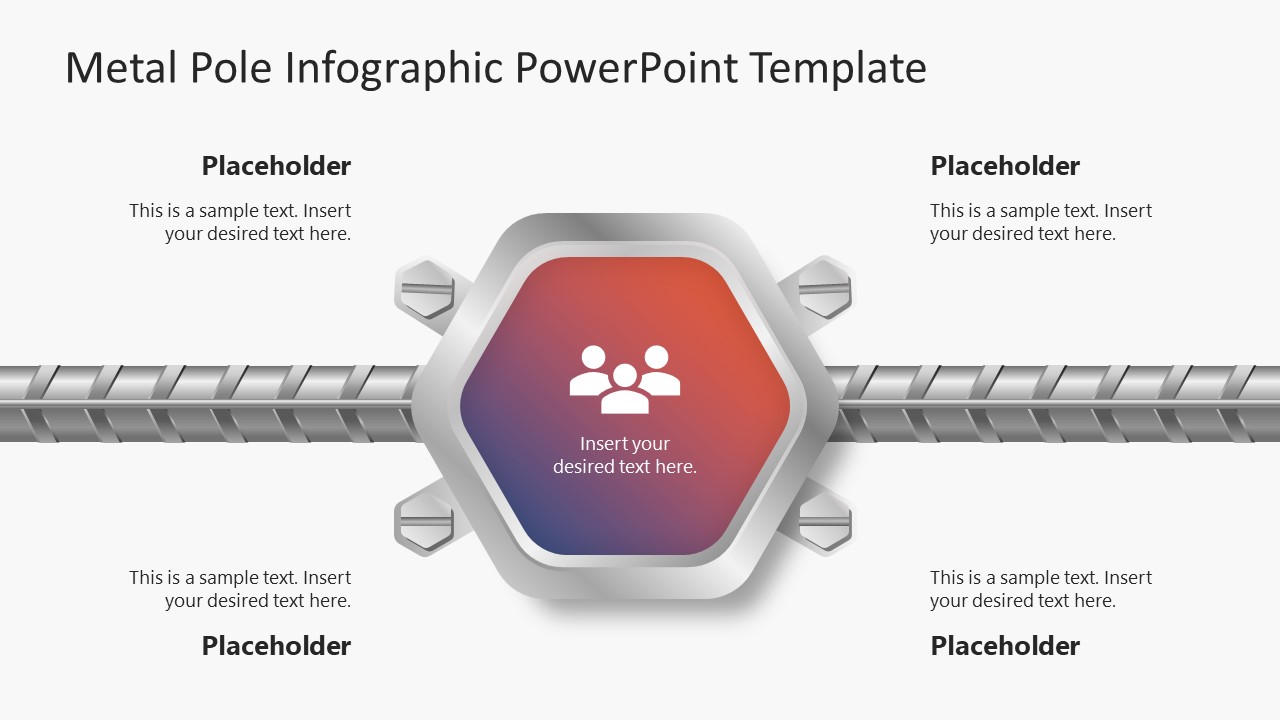 Metal Pole Infographic Template Layout 