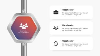 Metal Pole Infographic Template for Presentation 