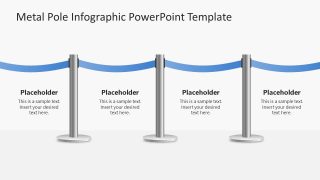 Metal Pole Infographic Template for PowerPoint 