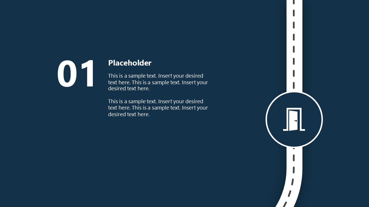 Step 1 Presentation Slide with Infographics 