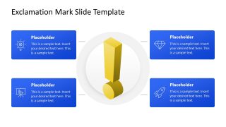 Exclamation Mark Template for Presentation 