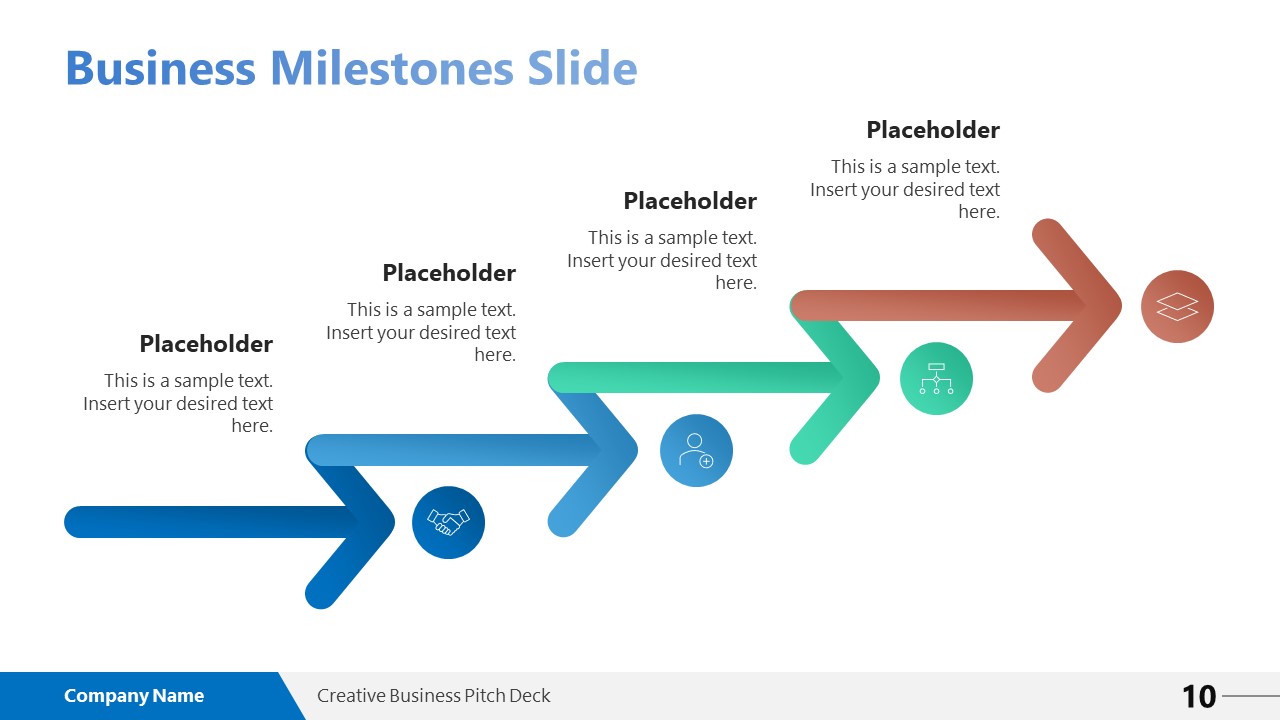 Creative Business Pitch Deck PowerPoint Template