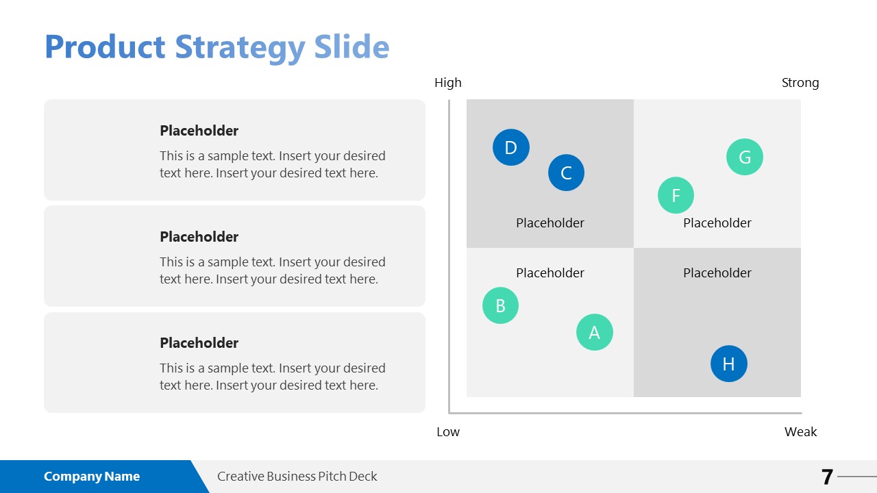 Creative Business Pitch Deck PowerPoint Template