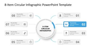 8-Item Circular Infographic Template for PowerPoint 