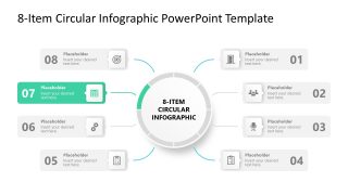 Engaging 8-Item Circular Infographic Template 