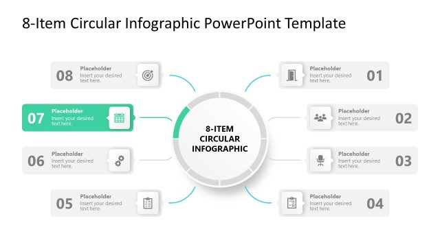 8-Item Circular Infographic Presentation Template
