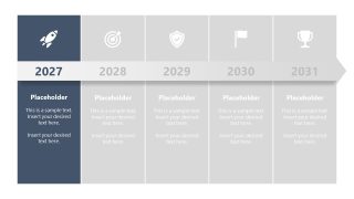 5-Year Infographic PowerPoint Template 