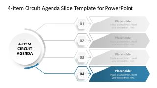 4-Item Circuit Agenda Template Layout 