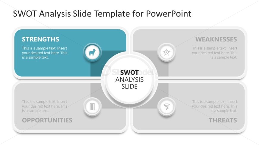 SWOT Analysis Slide Template for Presentation