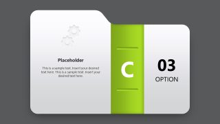 Engaging Multiple Cards Template Slide 