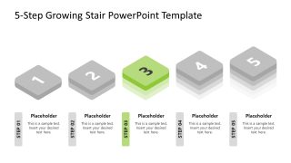 Engaging 5-Step Growing Stair Template