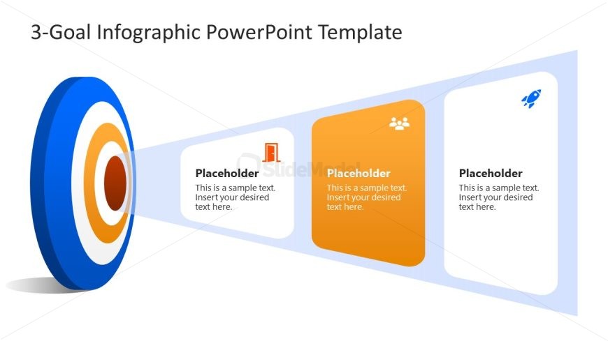 Creative 3-Goal Infographic Slide Template