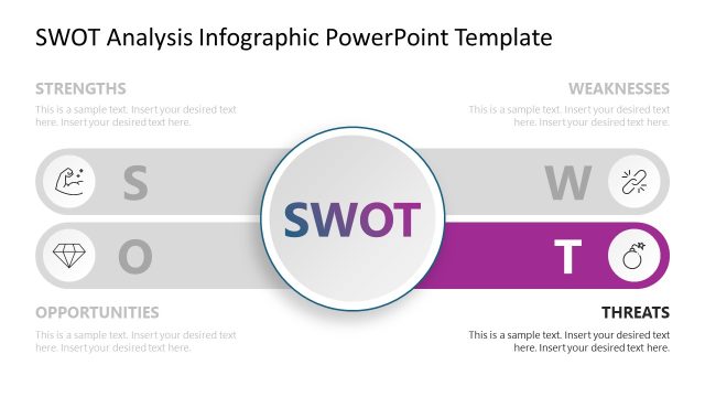 SWOT Analysis PPT Infographic Slide