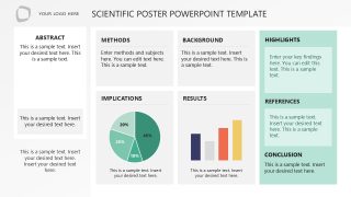 Editable Scientific Poster PPT Template