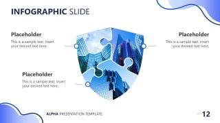 Editable Infographic Slide for Alpha Presentation Template