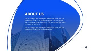 About Us Creative Slide for Alpha PPT Template