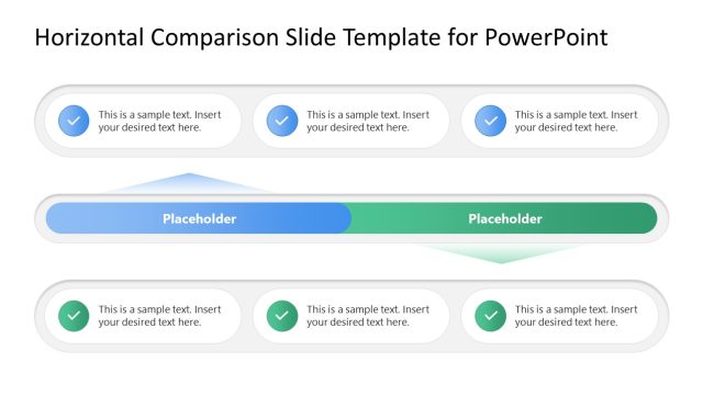 Horizontal Comparison Slide PPT Template - SlideModel