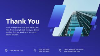 Blue Corporate Overview Template Layout 