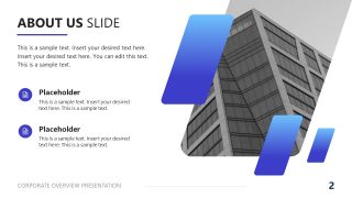 Light Corporate Overview Template for Presentation 