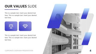 Light Corporate Overview Slide Template