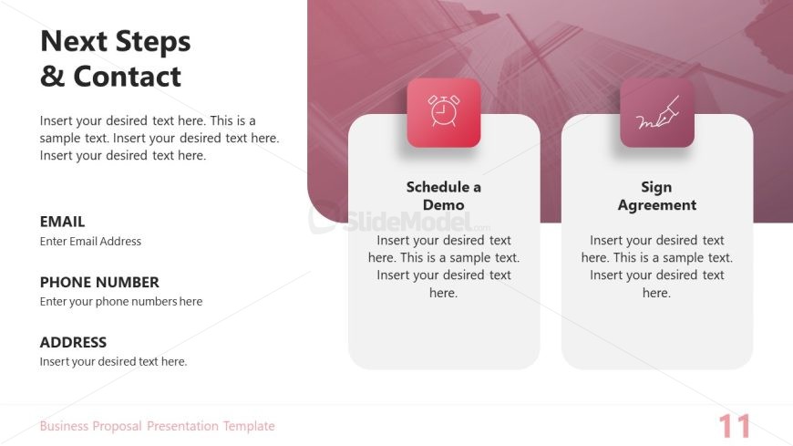 Business Proposal Template PPT Layout