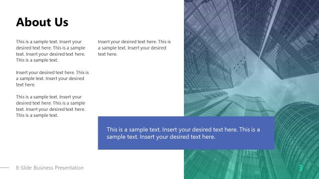 Customizable 8-Slide Business Template Slide