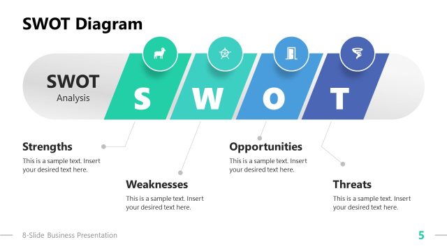 SWOT Slide – 8-Slide Business PPT Template