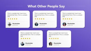 What Other People Say Presentation Template