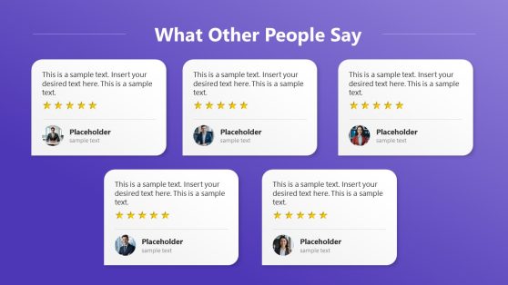What Other People Say Presentation Template