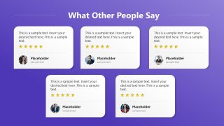 Editable What Other People Say Template Layout 