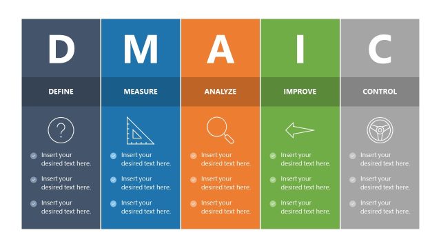 DMAIC Model PowerPoint Template