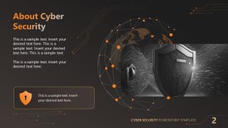 Cyber Security PPT Slide Template