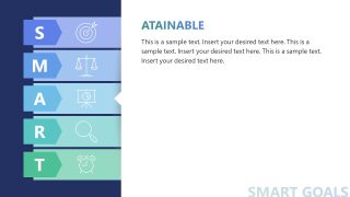 SMART Goals PowerPoint Layout 