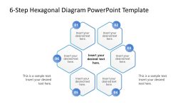 Cover Slide - 6-Step Hexagonal Diagram Template - SlideModel
