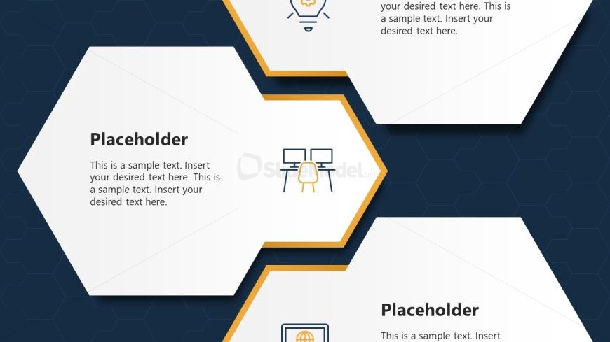 Customizable Multi-step Vertical Infographic PPT Template