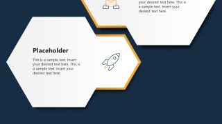 Multi-step Vertical Diagram Template Slide 