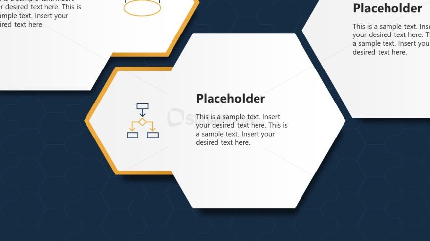 Stage 5 Slide for Horizontal Infographic PPT Template