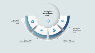 Curved Roadmap Template for PowerPoint
