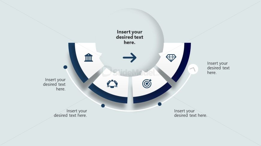 Curved Roadmap Presentation Slide Template