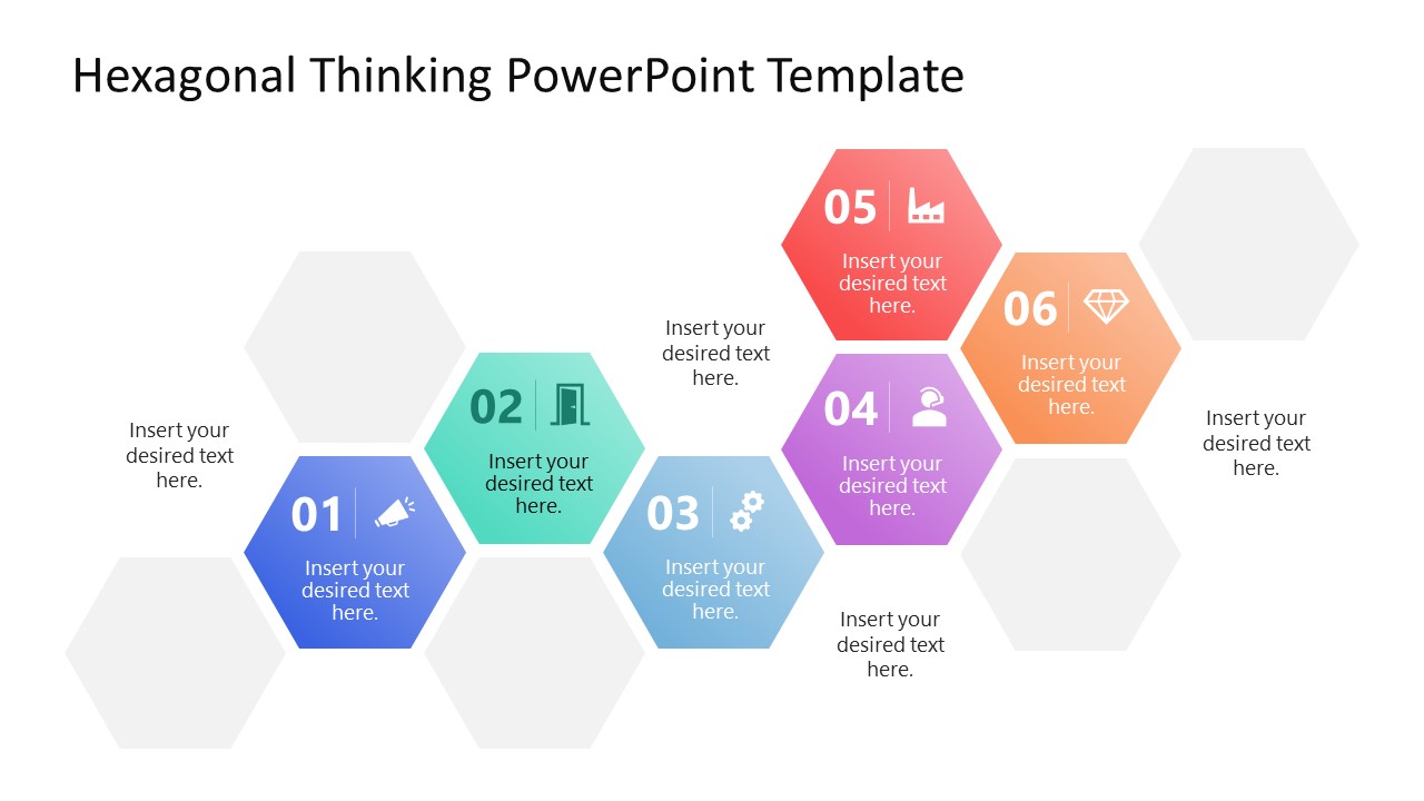 Hexagonal Thinking Presenation Slide Template