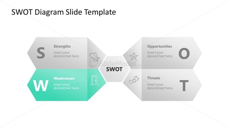 Slide for Weaknesses - SWOT Diagram Template