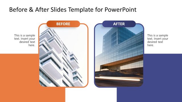 Editable Before & After Slides Template Layout