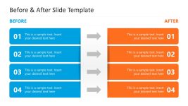 Editable Before & After PPT Template - SlideModel
