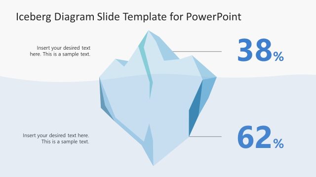 Iceberg Diagram Slide PPT Layout