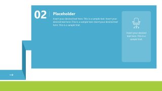 Step 2 Slide - 3-Item Deck Slide Template 