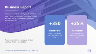 Business Report Discussion Slide - 20-slide Business Template 