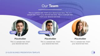 Team Members Presentation - 20-slide Business Layout 