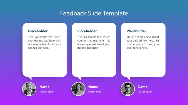 Feedback Slide Template for PowerPoint