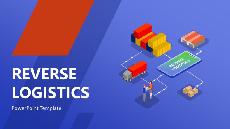 Reverse Logistics Dark Theme Cover Slide - SlideModel