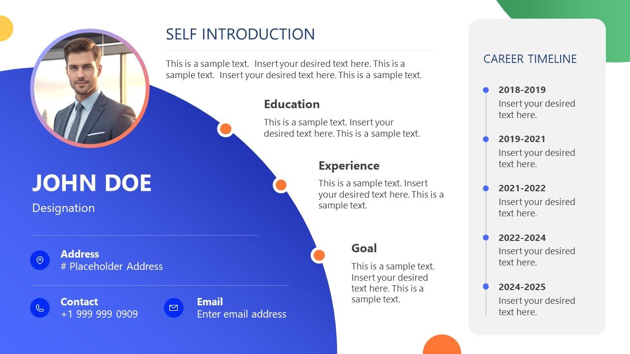 Introduction Slide PowerPoint Template